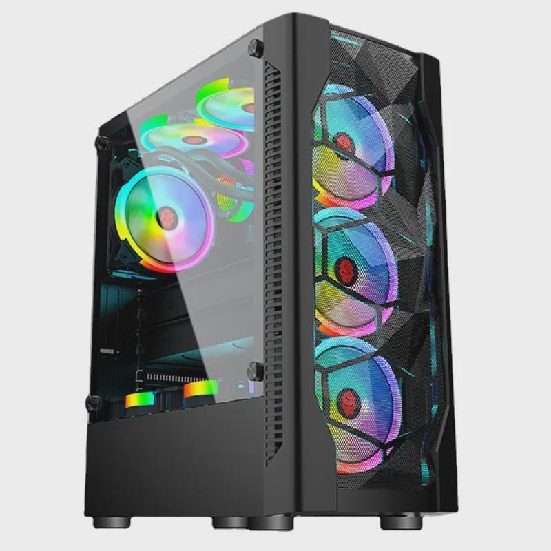 Ice Diamond I Full Side Transparent ATX Gaming PC Case for Water Cooling