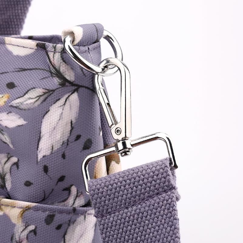 Women's Floral Pattern Handbag Vintage Shoulder Bag Large Capacity Crossbody Bag