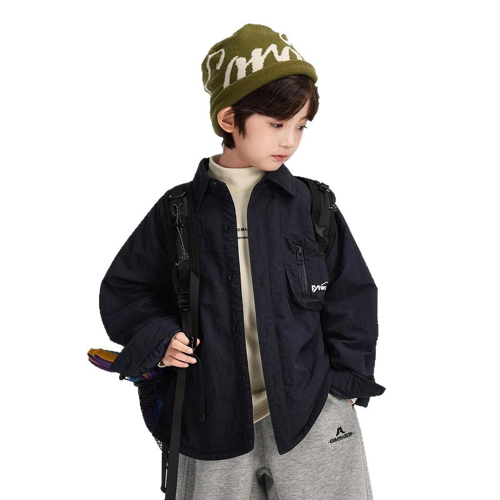 2025 Winter Jungen Steppjacke: Warm, Verdickt im Märchenstil für Kinder