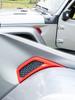 1pair Front Wheel Fender Vent Cover Trim Eyebrow Side Air Outlet Vent Decoration Sticker For Jeep Wrangler JL Gladiator JT 2018+