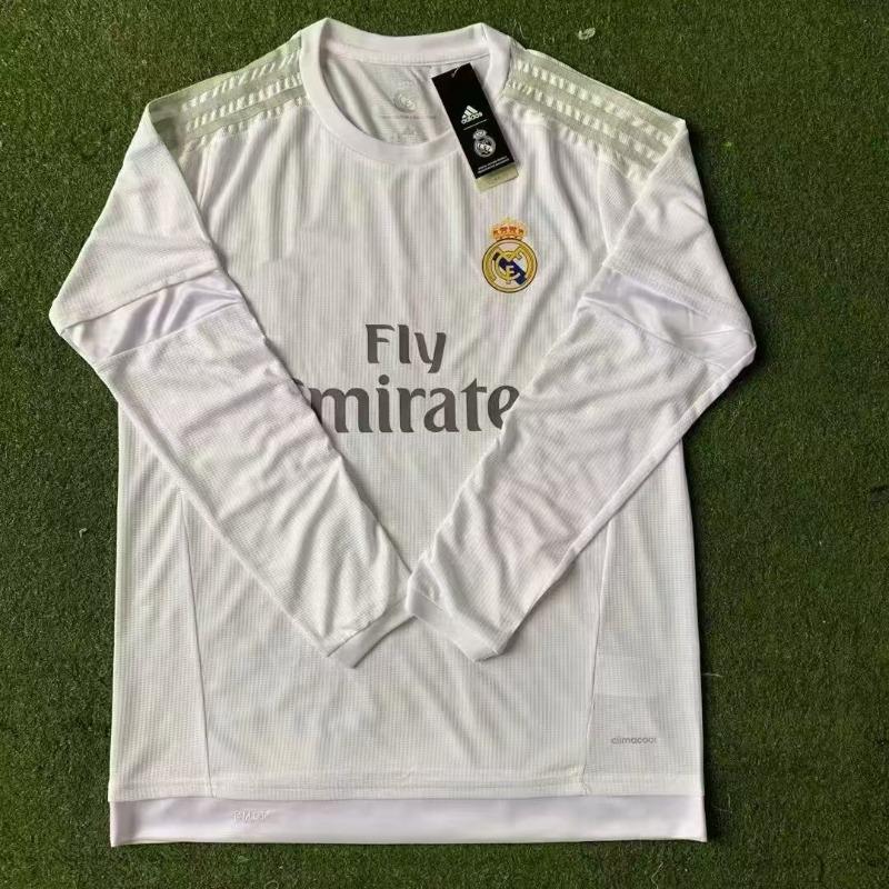 Source Direct Supply Retro Long-sleeved Jersey Real Madrid Barcelona Manchester United Juventus Liverpool Embroidery Sports Ball
