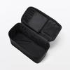 MUJI Recycled Nylon Makeup Box, Black, Large, Approx. 36 x 165 x 23 cm, 76811930