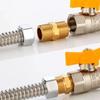 Quick Fit Adapter Brass Brass Tube Fitting Male Thread BSP Brass Nipple 1/8" 1/4" 3/8" 1/2" 3/4" 1" BSP Coupler Fitting