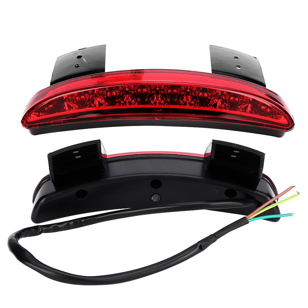 Motorcycle Tail Light Lamp Rear Edge Brake Mudguard Taillight Fit for XL883N 2007 2013Red