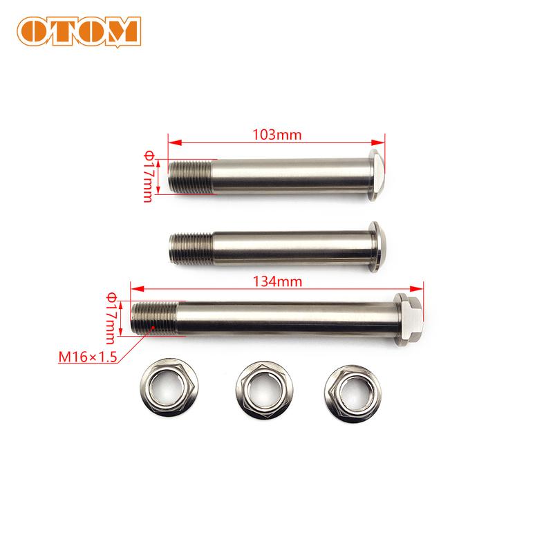 

OTOM Motorcycle Rear Shock Suspension Triangle Lever Pin Pull Rod Linkage Pin Nut For KTM HUSQVARNA GASGAS SXF XCF FC TC MC 2024