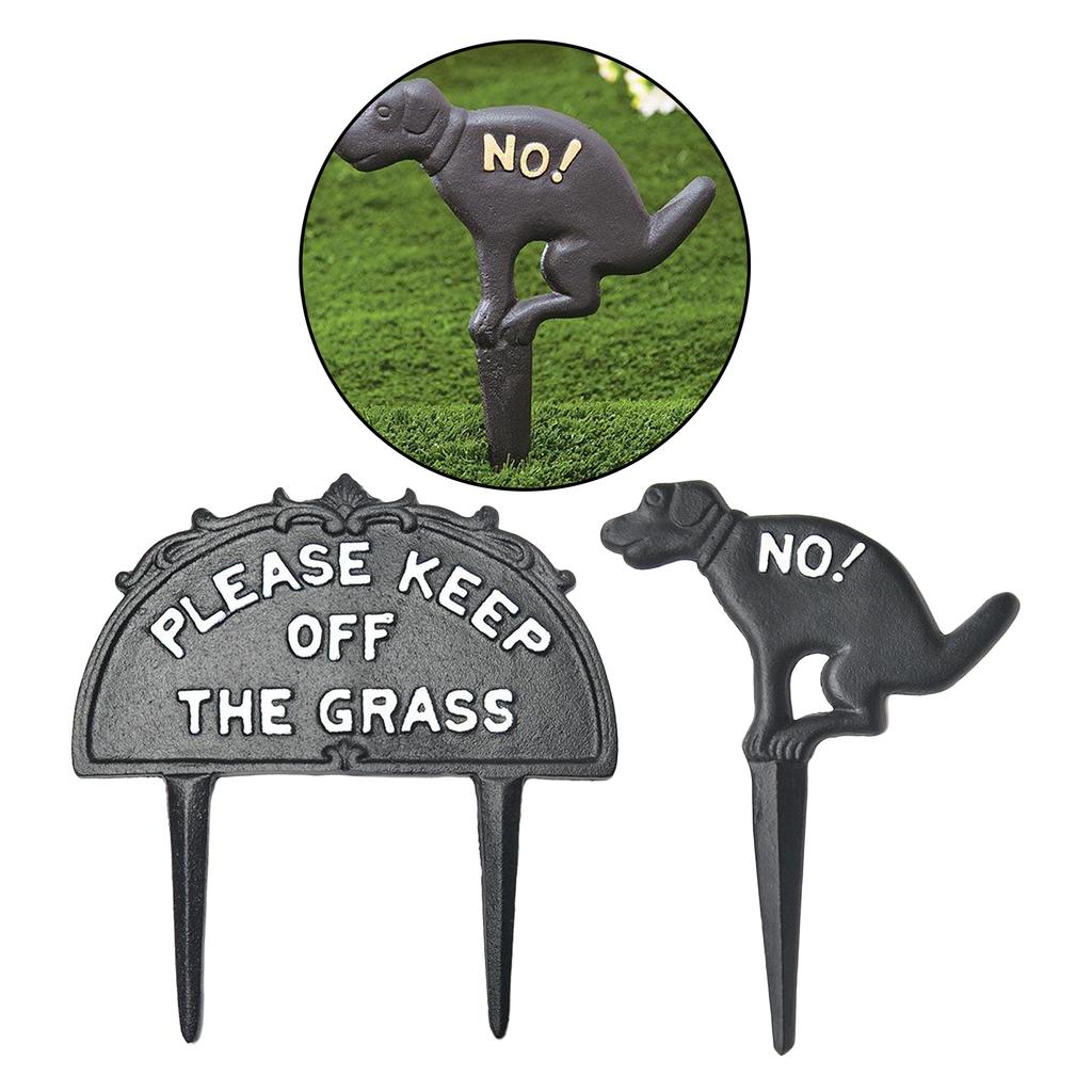 Gartenschilder, Keine Kacka Hundeschilder für den Garten, Bitte Hundekot aufheben Schilder, Hundekot Schild, Keine Kacka Hundeschilder für Garten