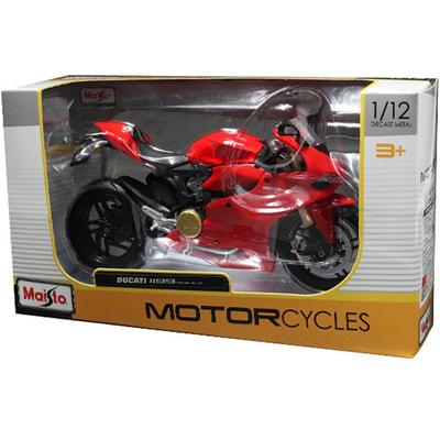 Mysto 1:12 Ducati Panigale Motorcycle Model Diecast 1199, Red, Popular Korean Toys, Popular Korean Toys