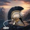 Troy Helmet Achilles Helmet Greek Warrior Helmet Steel Trojan Helmet Cosplay LARP Ancient Medieval