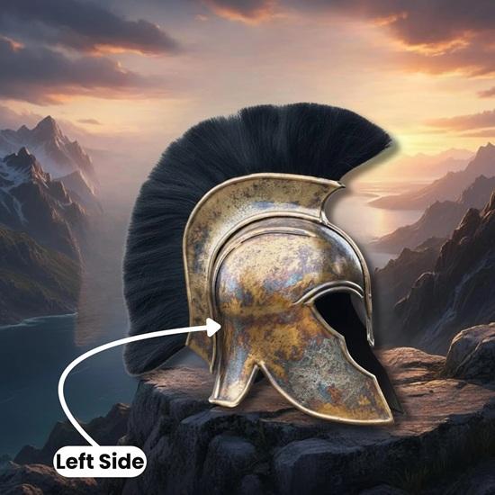 Troy Helmet Achilles Helmet Greek Warrior Helmet Steel Trojan Helmet Cosplay LARP Ancient Medieval