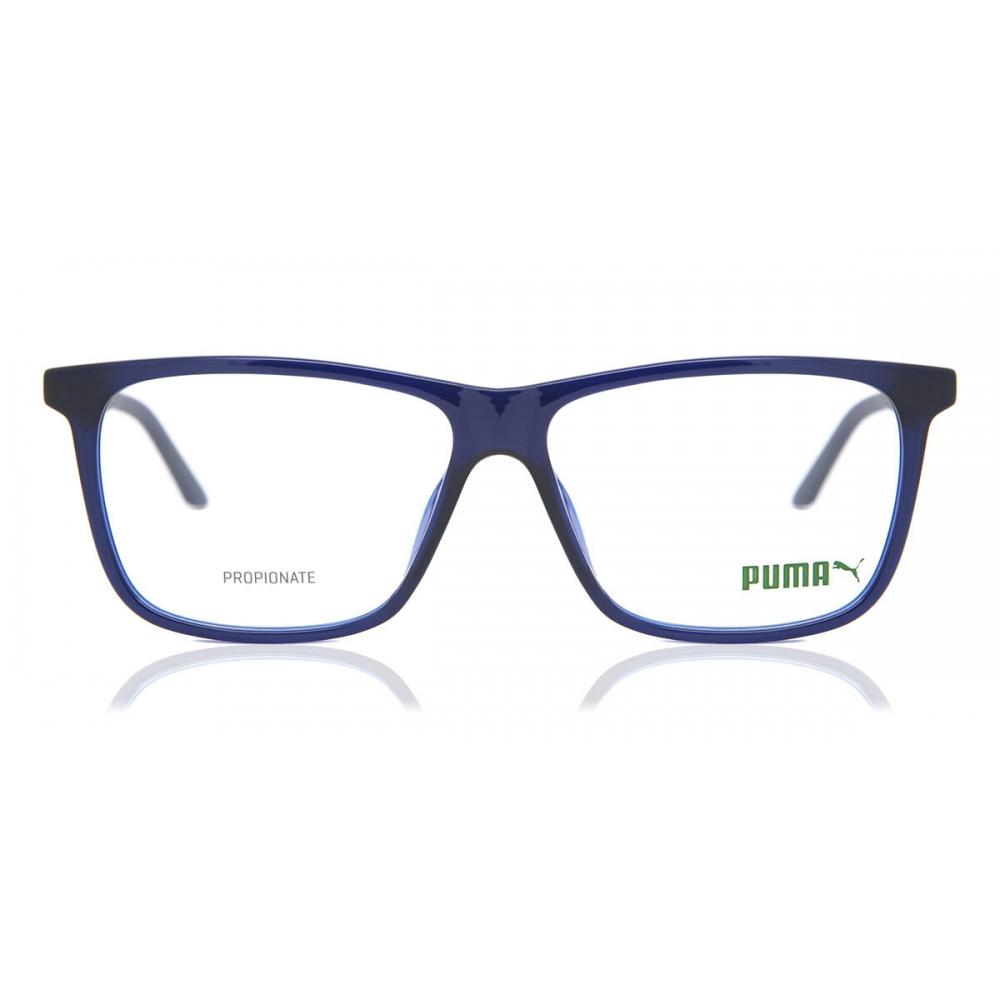 

Puma Pu0334o 003 Men Eyeglasses Transparent Blue/58