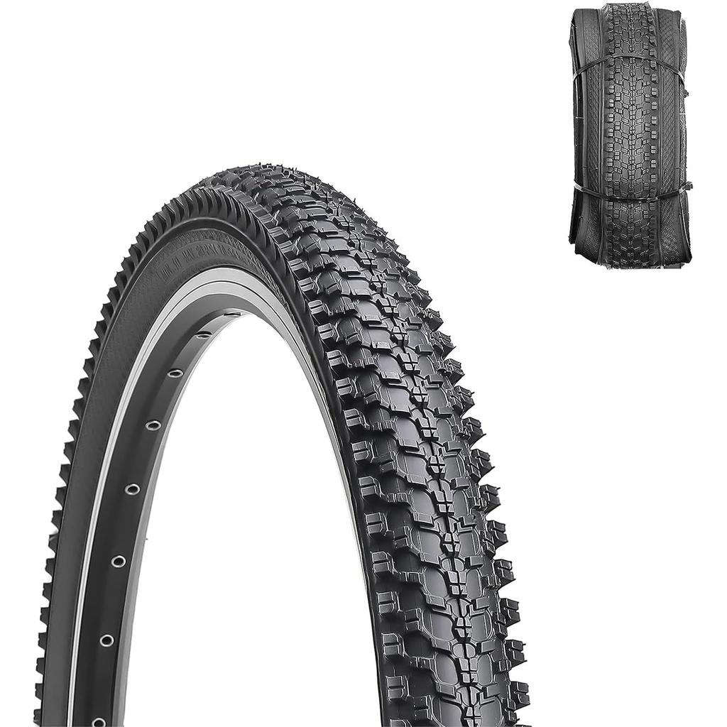MOHEGIA Set mit 2 Mountainbike 26 x Zoll Faltreifen Ersatzreifen MTB Fahrradreifen Reifen 1.95