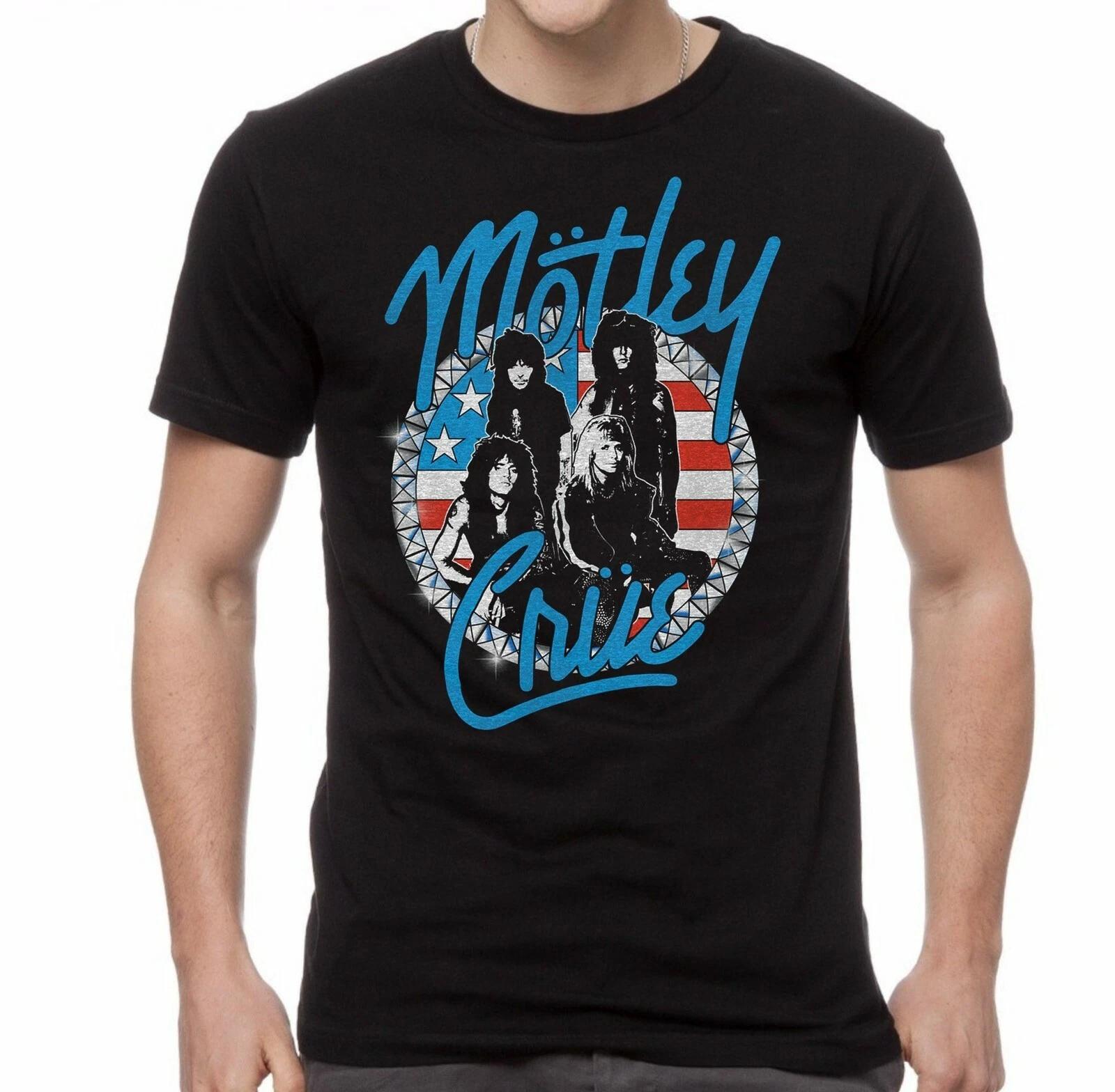 MOTLEY CRUE cd lgo VINTAGE STUDS Official SHIRT XL New girls girls girls M
