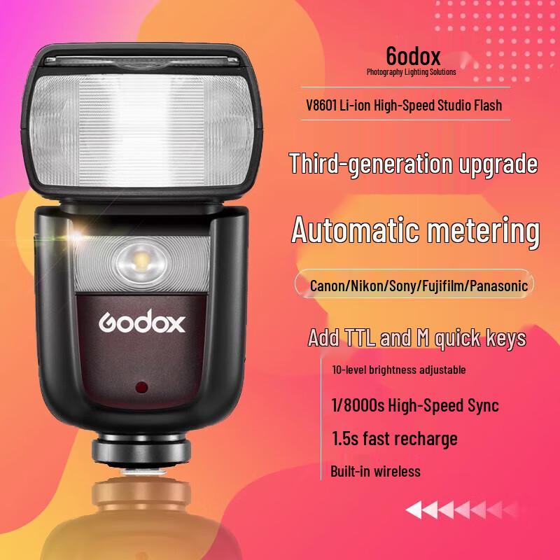 Godox V860III TTL Hot Shoe Flash Light