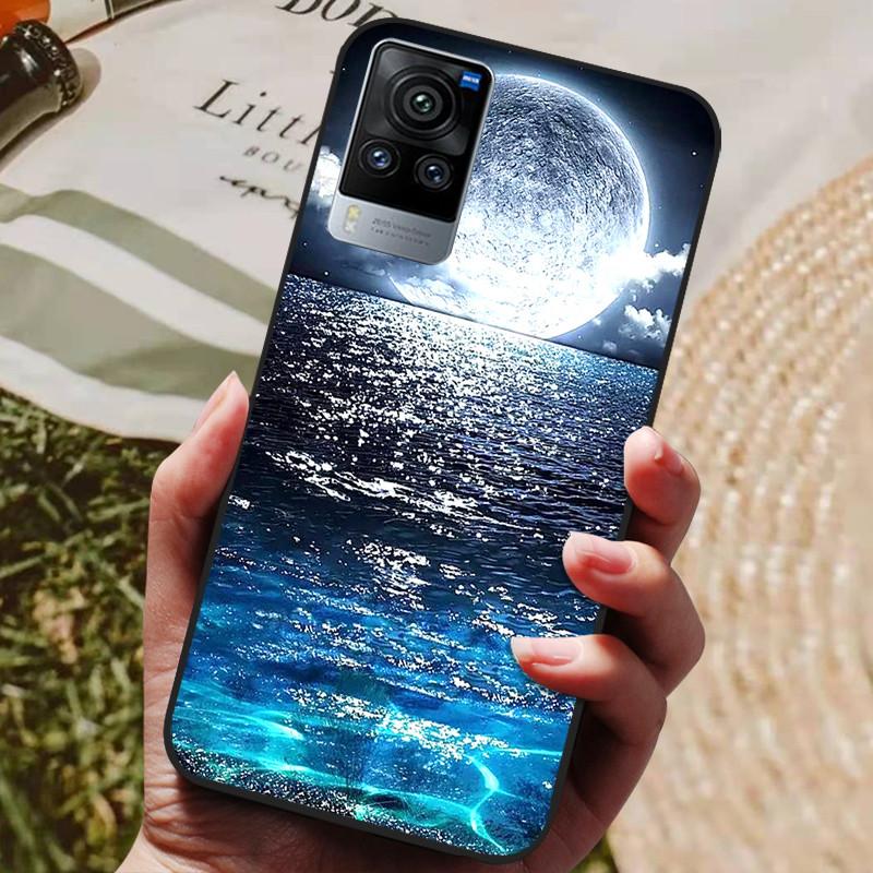 For Vivo X60 Pro Global Version Case Cat Wolf Painted Soft Silicone Phone Cases for Vivo X60 Pro Back Cover X60Pro V2046 Coque