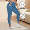 Pocket-style High-waisted Plus-size Yoga Leggings for Women Fitness High-elasticity Butt-lifting Sports-style Form-fitting Leggings