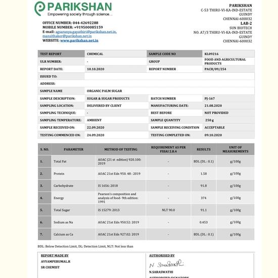 The Divine Foods | Organic Palm Milk Latte (Palymara Palm Candy Milk Mix - Panakarkandu Paal) (500 gm)