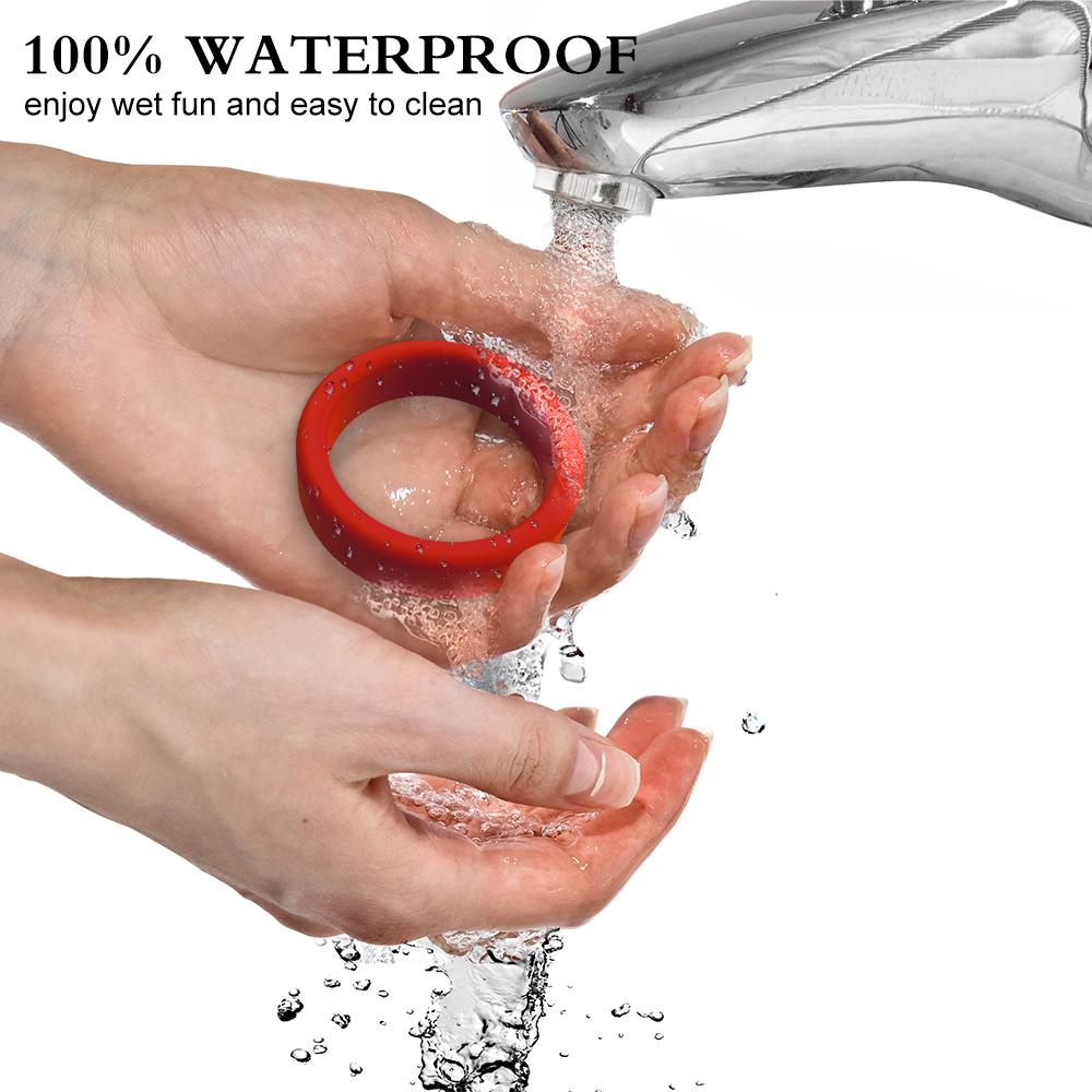 Cock Ring Durable Silicone Penis Rings Men's Delayed Ejaculation Rubber Rings Sex Toy For Men Couple Stretcher Scrotum Ring