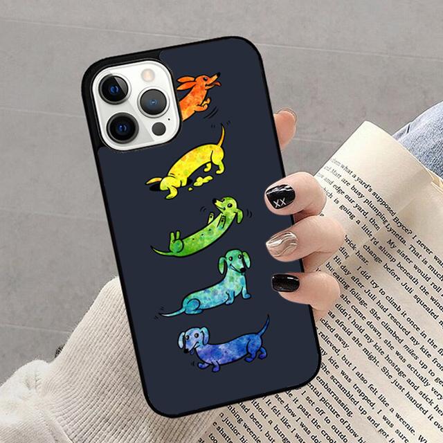 Autumu Dachshund Doberman Dog Phone Case Cover for iPhone 17 Air 16 16e 15 12 11 13 14 Pro Max Apple Plus Coque