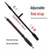 Lure Rod Bundle: Lightweight Fishing Rod with Velcro Protective Sleeve and Adjustable Shoulder Strap.