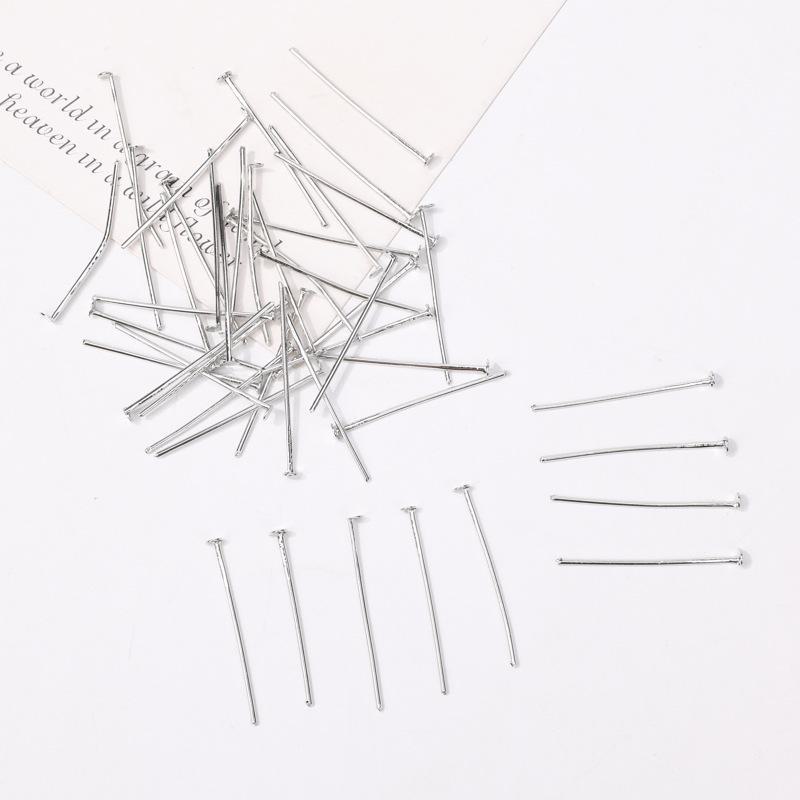 Devítiznaková jehla: Mědí pokovené, barvu zachovávající DIY doplňky pro náušnice, vlásenky a náramky.