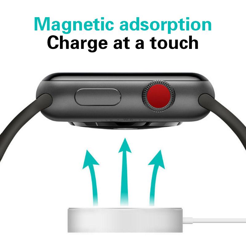 Magnetyczna Bezprzewodowa Ładowarka USB A Szybka Dla Apple Watch Ultra Seria 9 8 7 6 Se Kabel Type C Do Ładowania Dla Iwatch Seria 5 3 2