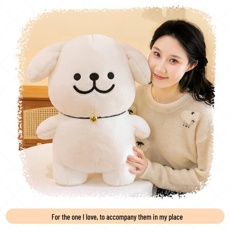 Korean Style Maltese Puppy Plush Toy Doll - Cute Birthday Gift
