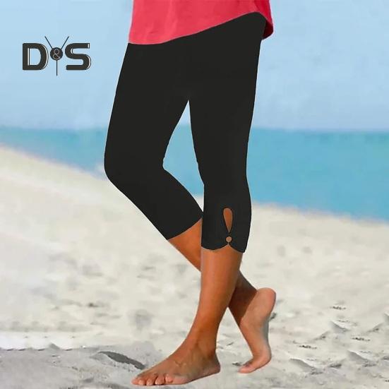 Γυναικεία Κάπρι Παντελόνια Γιόγκα Κάπρι Κολάν Ψηλόμεσα Ελαστικά Παντελόνια Συμπίεσης για Προπόνηση Αθλητικό Τρέξιμο Γιόγκα Ταξίδια