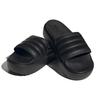 New Adidas Adilette Platform Slides Core Black Women's HQ6179
