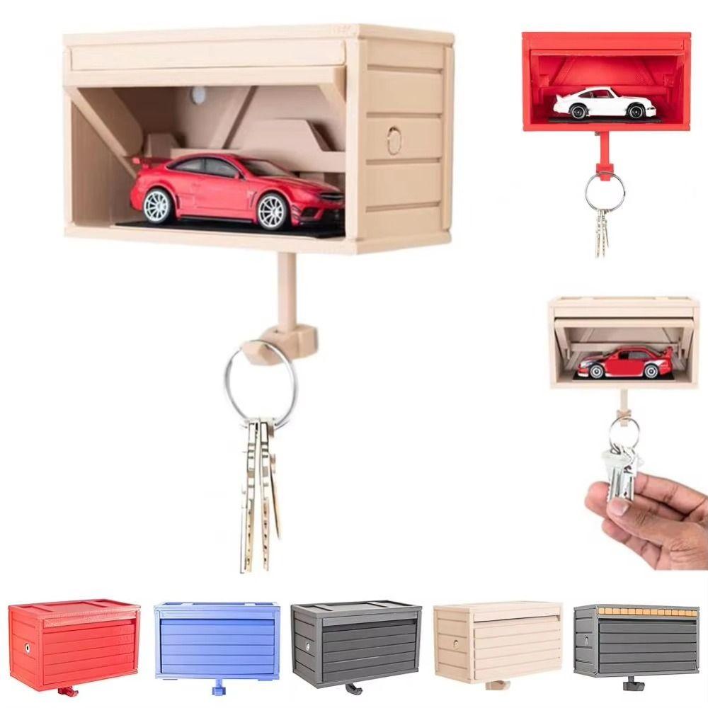 Wall Mount Modern Key Holder Open Garage Door Design Fun Garage Keychain  Corridors
