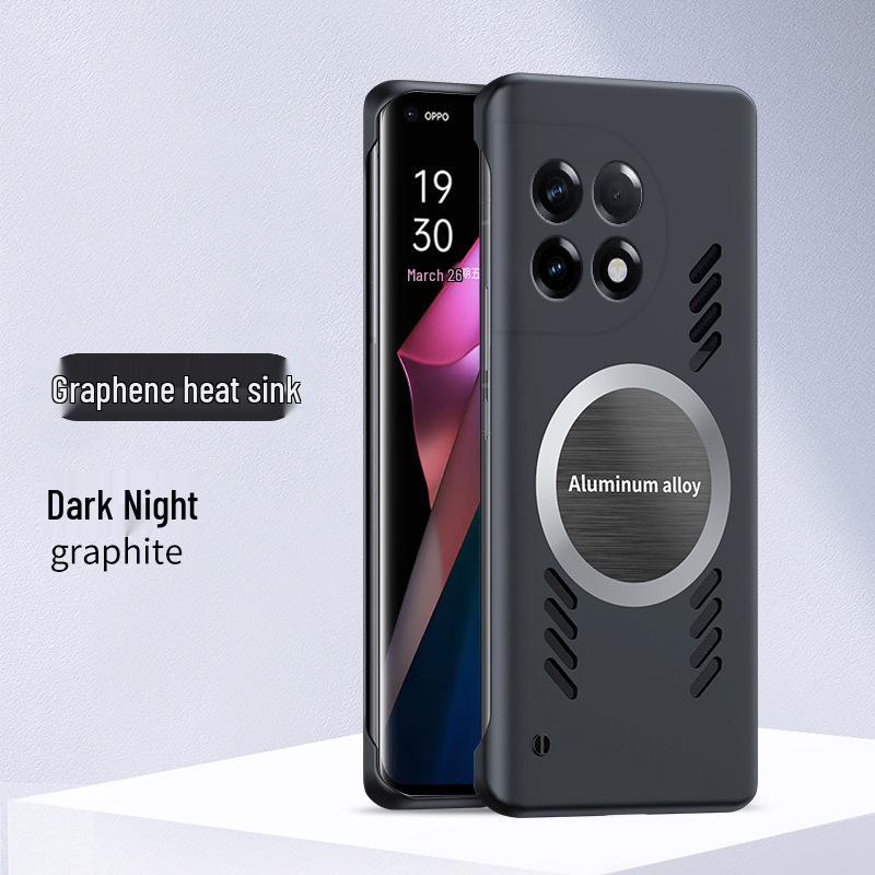 OnePlus ACE 3V/3 Magnetic Drop-Proof Borderless Cooling Case OnePlus 12 чёрный