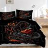 3pcs Snake Bottle Design Duvet Cover Set, 1 Duvet Cover + 1/2 Pillowcases (No Insert), Double Bed Duvet Cover, Bedding Set, Bedding, Seasona