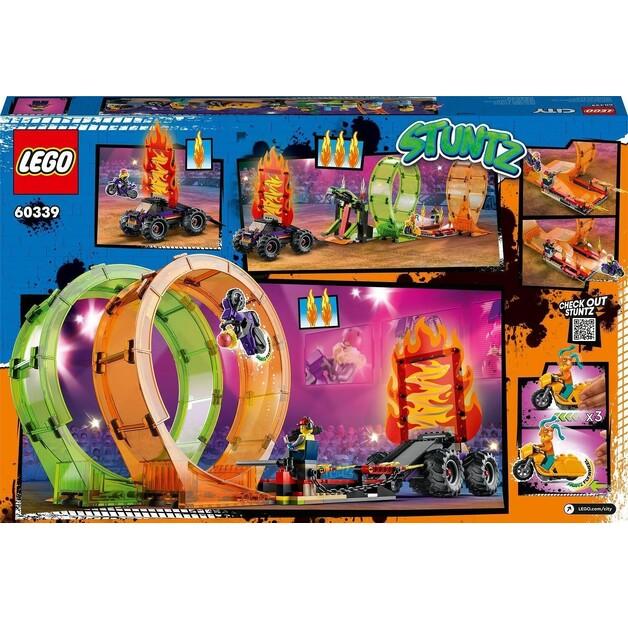 LEGO City 60339 Arenă de cascadorii cu două bucle