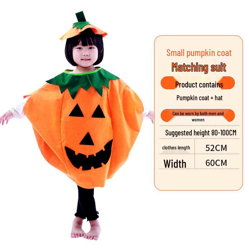 Halloween Pumpkin Costume: Kids' & Adults' Cosplay Outfit for Performances