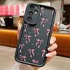 Phone Case For Samsung Galaxy S26 Ultra S25 S23 S24 S21 Plus S25 FE Note 20Ultra Bow Tie Cover Silicone Armor