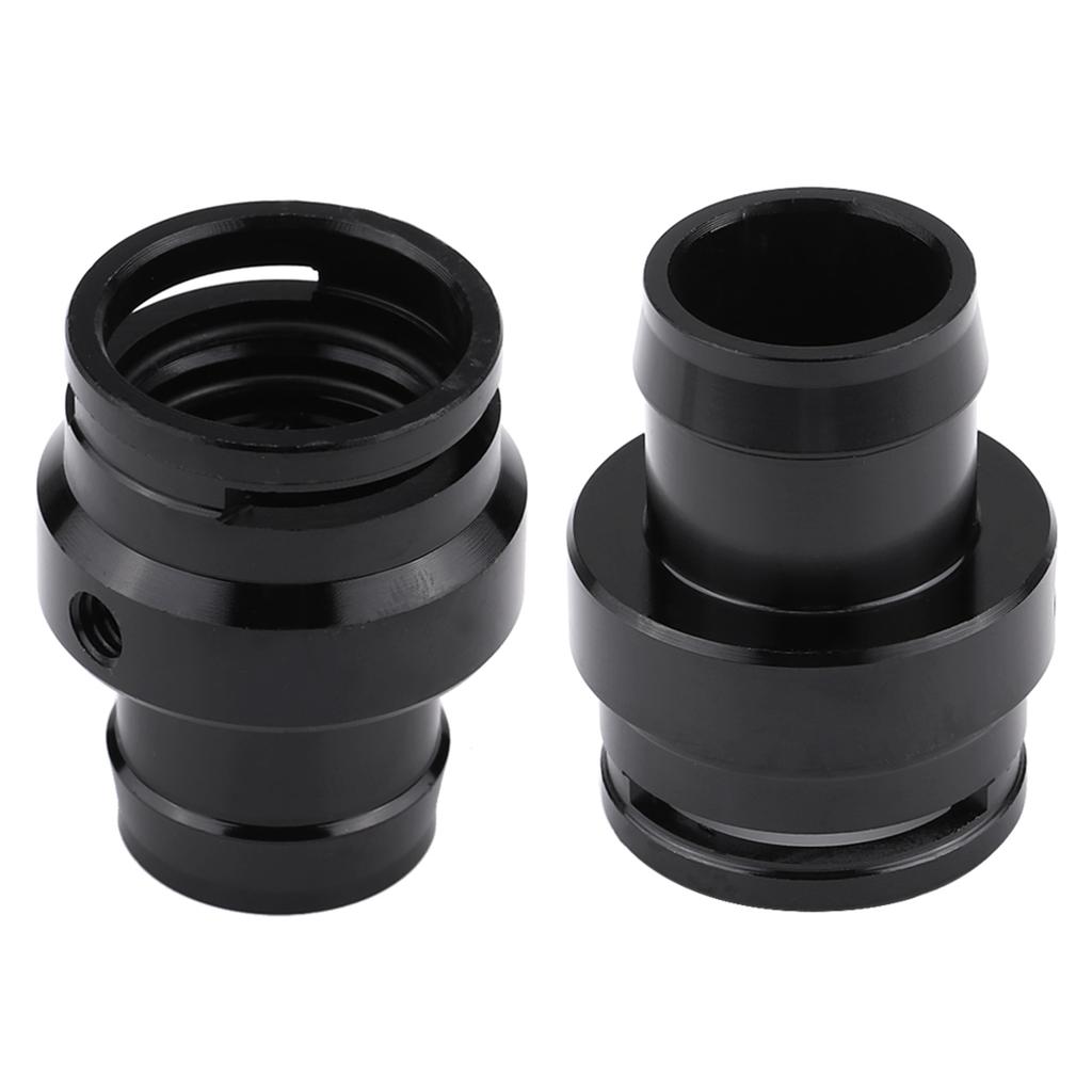 Boost Tap Vacuum Sensor Adapter, High Performance Aluminum Alloy Engine Source Connector for 2.0T FSI Vehicles Black