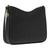 Michael Kors Nayla Zlatý Hardware Logo Přívěsek Crossbody Taška Dámská crossbody taška Černá 35S6G5ZM2L-BLACK