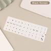Round Keyboard Sticker Transparent Keyboard Cover English/Korea/Russian/Arabic Sticker For Dust Protection Laptop Accessories