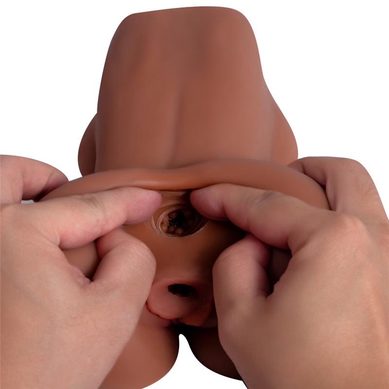 Sexy Half Body Doll Sex Toy for Men Adults Products Big Ass Anal Realistic Vagina Dual Channel Pocket Pussy Male Masturbators