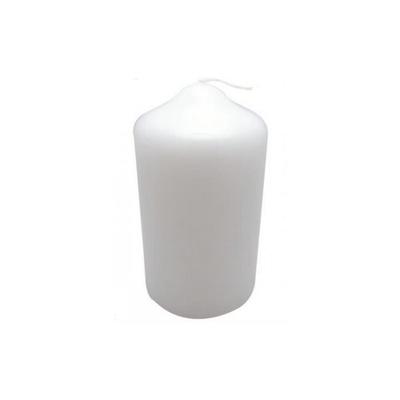 White Cylindrical Candle 9 Cm