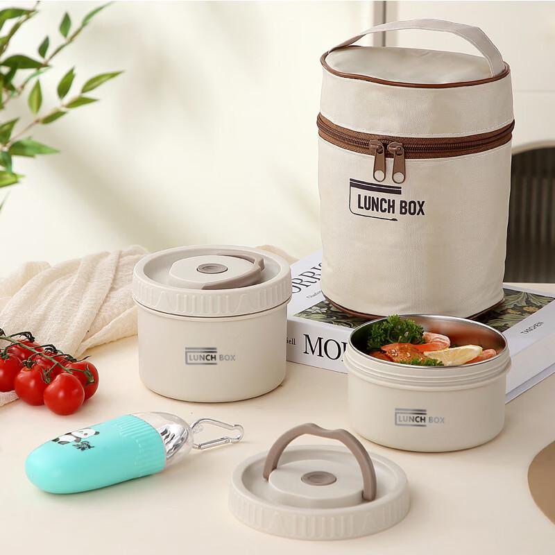 ZISIZ Portable 316 Stainless Steel Lunch Box Set