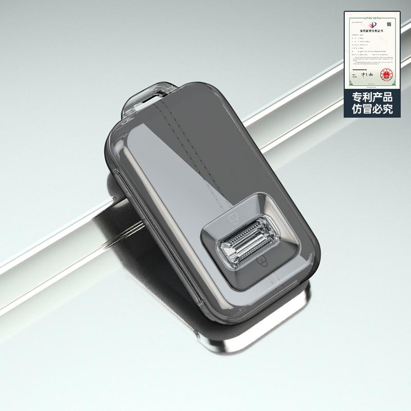 For Geely Zeekr 9X Car Key Fob Cover Transparent Case Soft Tpu Car Key Case Bag Buckle Key Fob Shell Protector Car Accessories