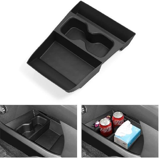 LUCKEASY Wireless Charger Mat For 2024 2025 2026 Hyundai Santa Fe Not For Tucson Car Center Console Auto Interior Anti-Slip Protector Pad Silicone