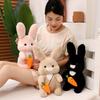Adorable Plush Bunny Stuffed Animal Toy Ultra Soft Cuddly Rabbit Pillow Gift