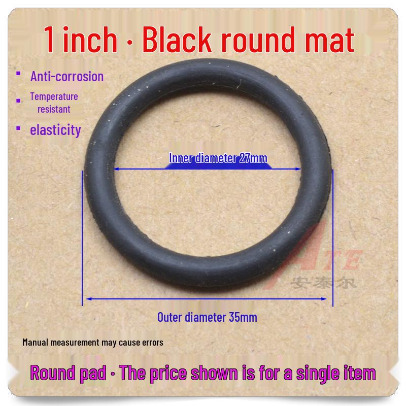 High-Temperature Resistant Silicone Sealing Gasket Set: 1", 4", 6" Radiator O-Ring & Bleeder Valve Plug (Black, Round)