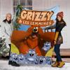 1 Stück Grizzy The Lemmings1 Thema Decke - Digitaldruck, Polyester, Gemütlich für alle Jahreszeiten, Perfekt für Draußen, Camping und Reisen