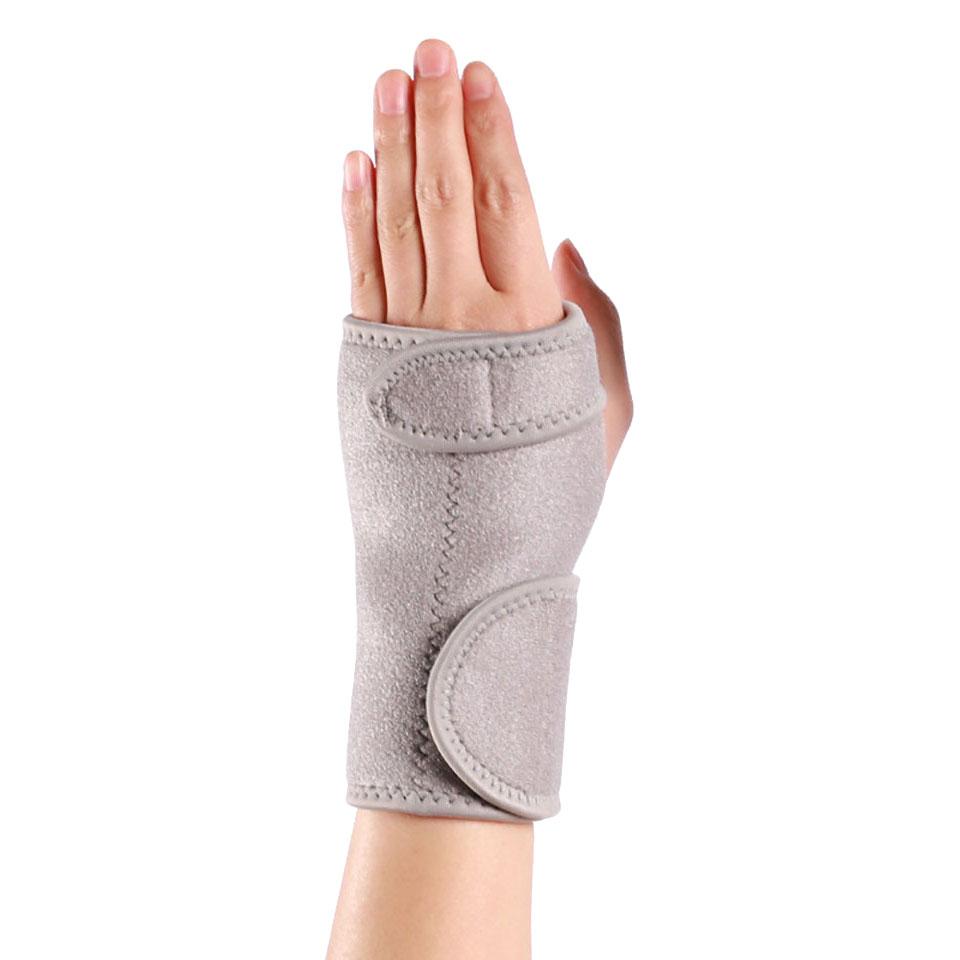 1Pcs Steel Plate Wrist Brace Adjustable Support Breathable Sprain Relief Double Strap Palm Brace for Pain Relief