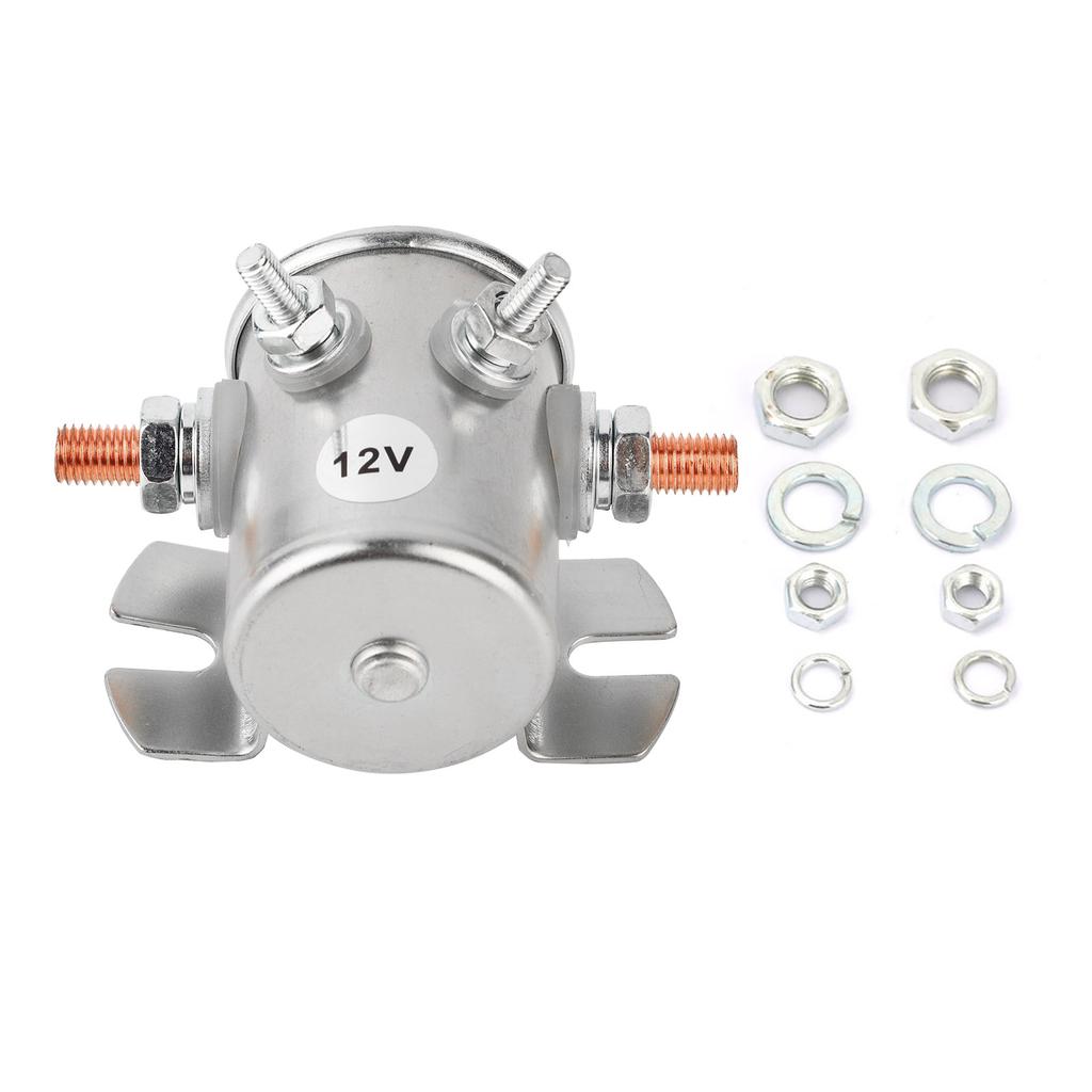 24059?BP 4?Terminal 12V Insulator Continuous Duty Solenoid Relay For Golf Carts Winch Marine