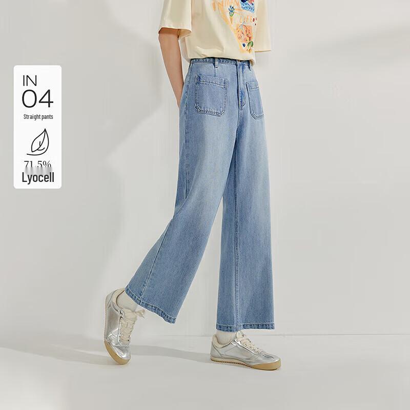 

Inman Women s Lyocell Blend Straight-Leg Crop Jeans 27