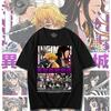 ZX Demon Slayer Infinite City Edition Tshirt for Men and Women Summer Half Sleeve Cartoon Anime Peripheral Clothes Short Sleeve