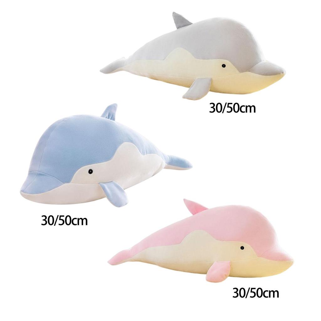 Cute Stuffed Dolphin Plush Bedroom Decoration for Kids Girlfriend Birthday Gifts